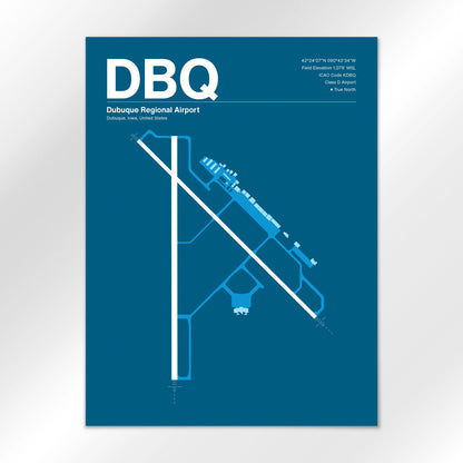 DBQ Airport Diagram