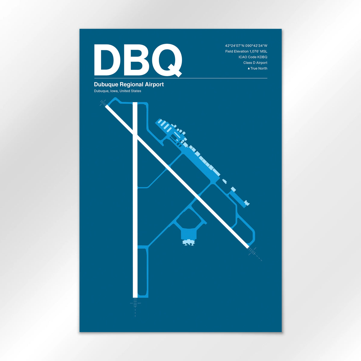DBQ Airport Diagram