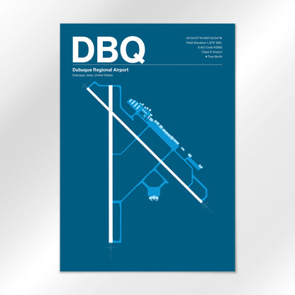 DBQ Airport Diagram