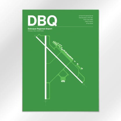 DBQ Airport Diagram