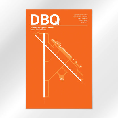 DBQ Airport Diagram