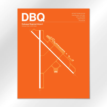 DBQ Airport Diagram