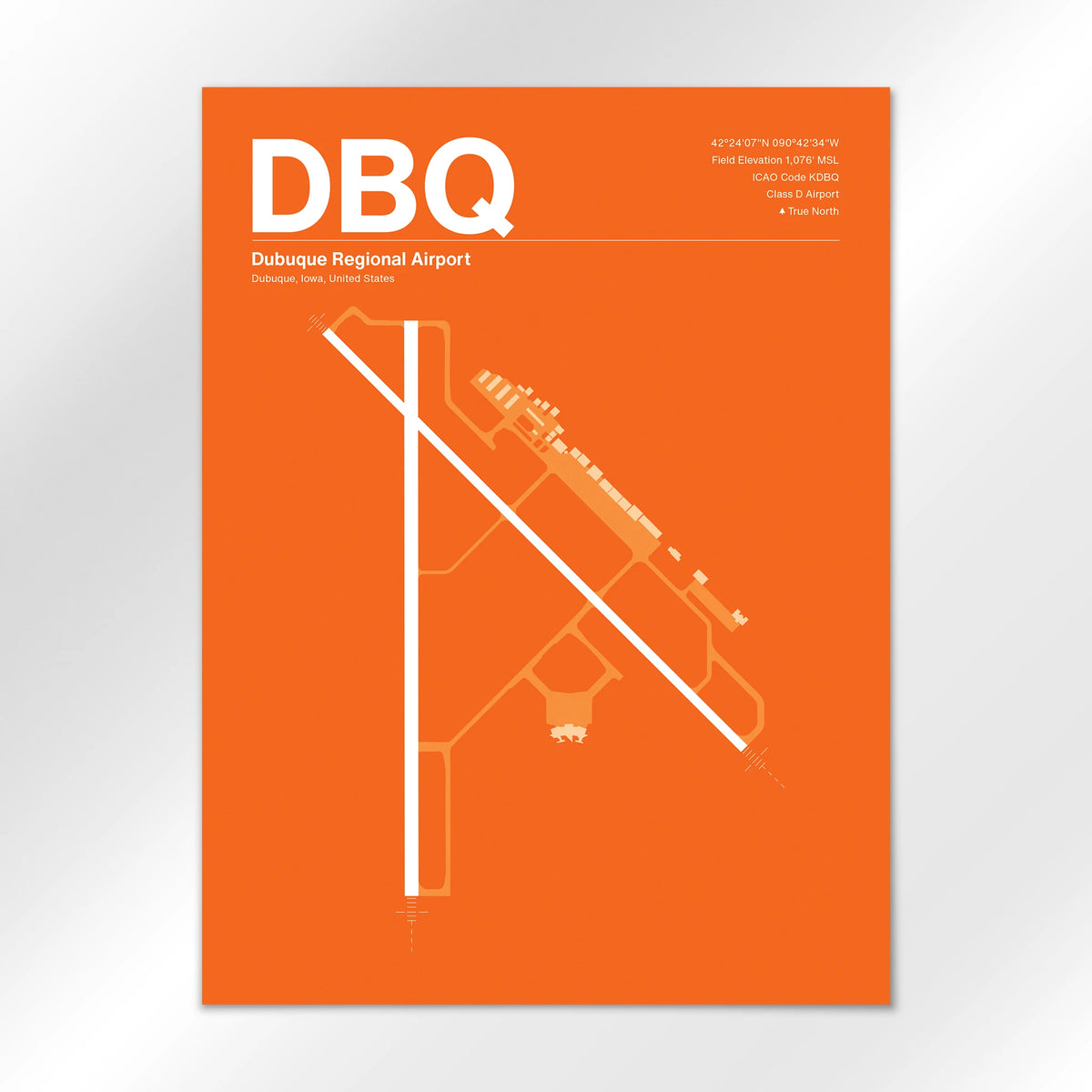 DBQ Airport Diagram