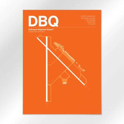DBQ Airport Diagram