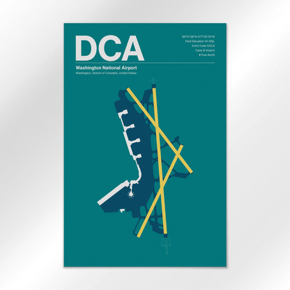 DCA | Washington - Mid - Century Moss - 12×18" - No Frame