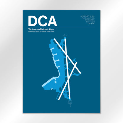 DCA | Washington - Skyline Blue - 18×24" - No Frame