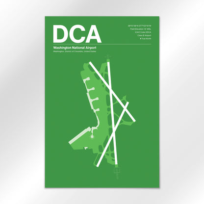 DCA | Washington - Overland Green - 12×18" - No Frame