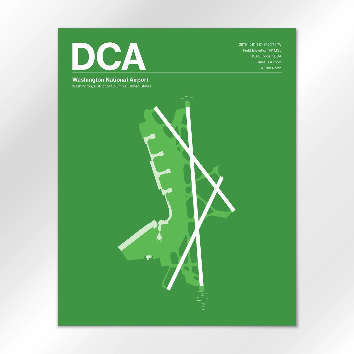 DCA | Washington - Overland Green - 16×20" - No Frame