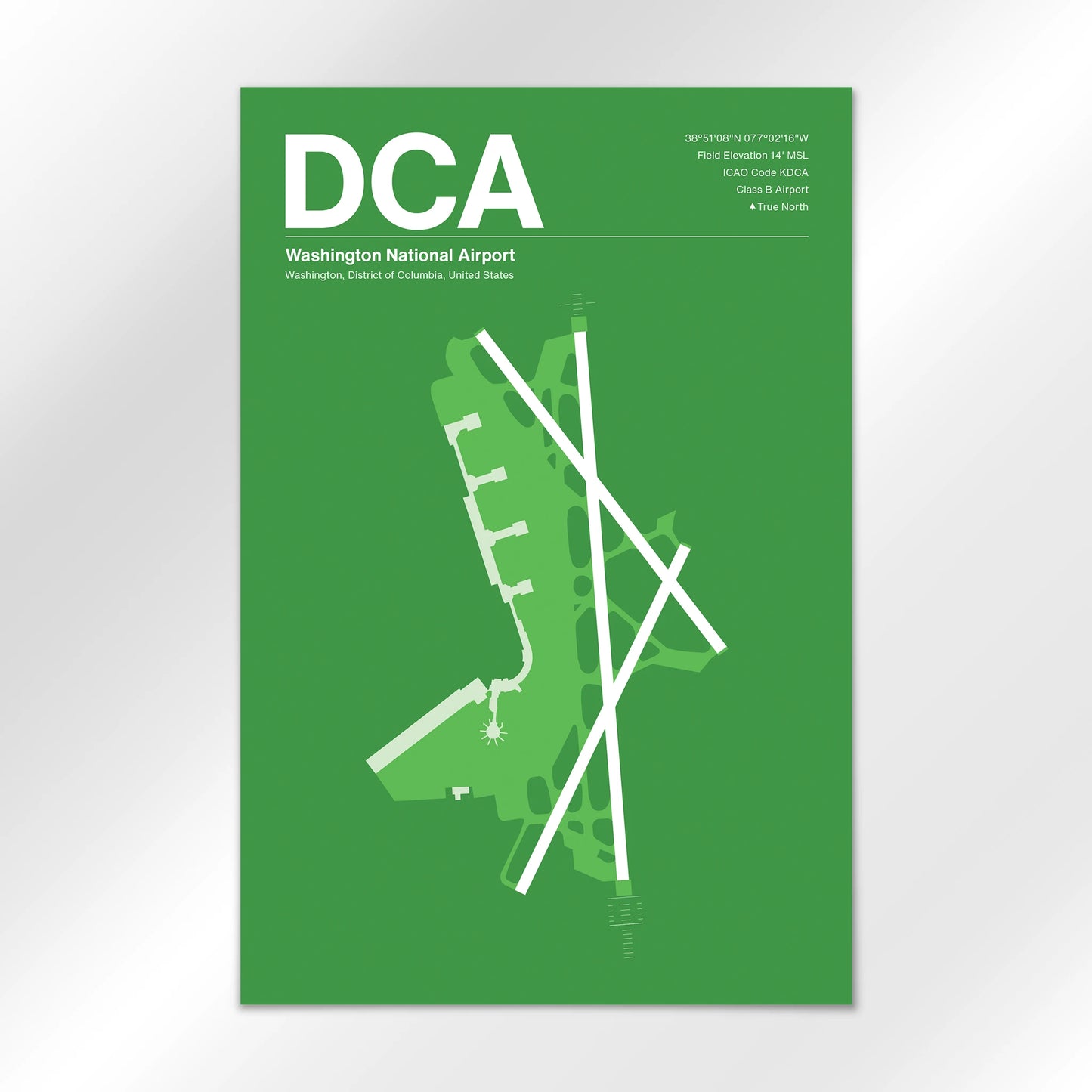 DCA | Washington - Overland Green - 24×36" - No Frame