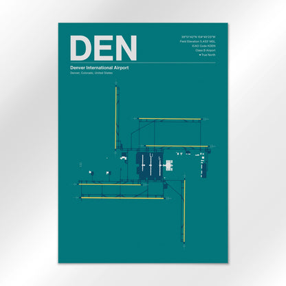 DEN | Denver - Mid - Century Moss - A2 - No Frame