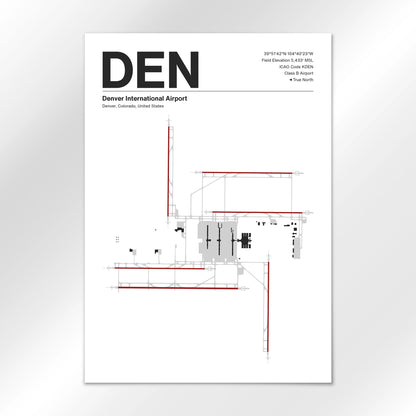 DEN | Denver - Mid - Century Modern - A1 - No Frame