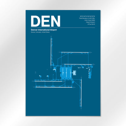 DEN | Denver - Skyline Blue - A1 - No Frame