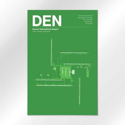 DEN | Denver - Overland Green - 12×18" - No Frame