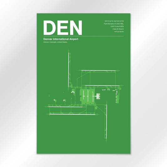 DEN | Denver - Overland Green - 12×18" - No Frame