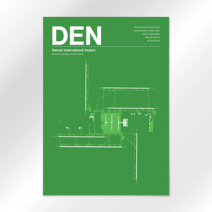 DEN | Denver - Overland Green - A2 - No Frame