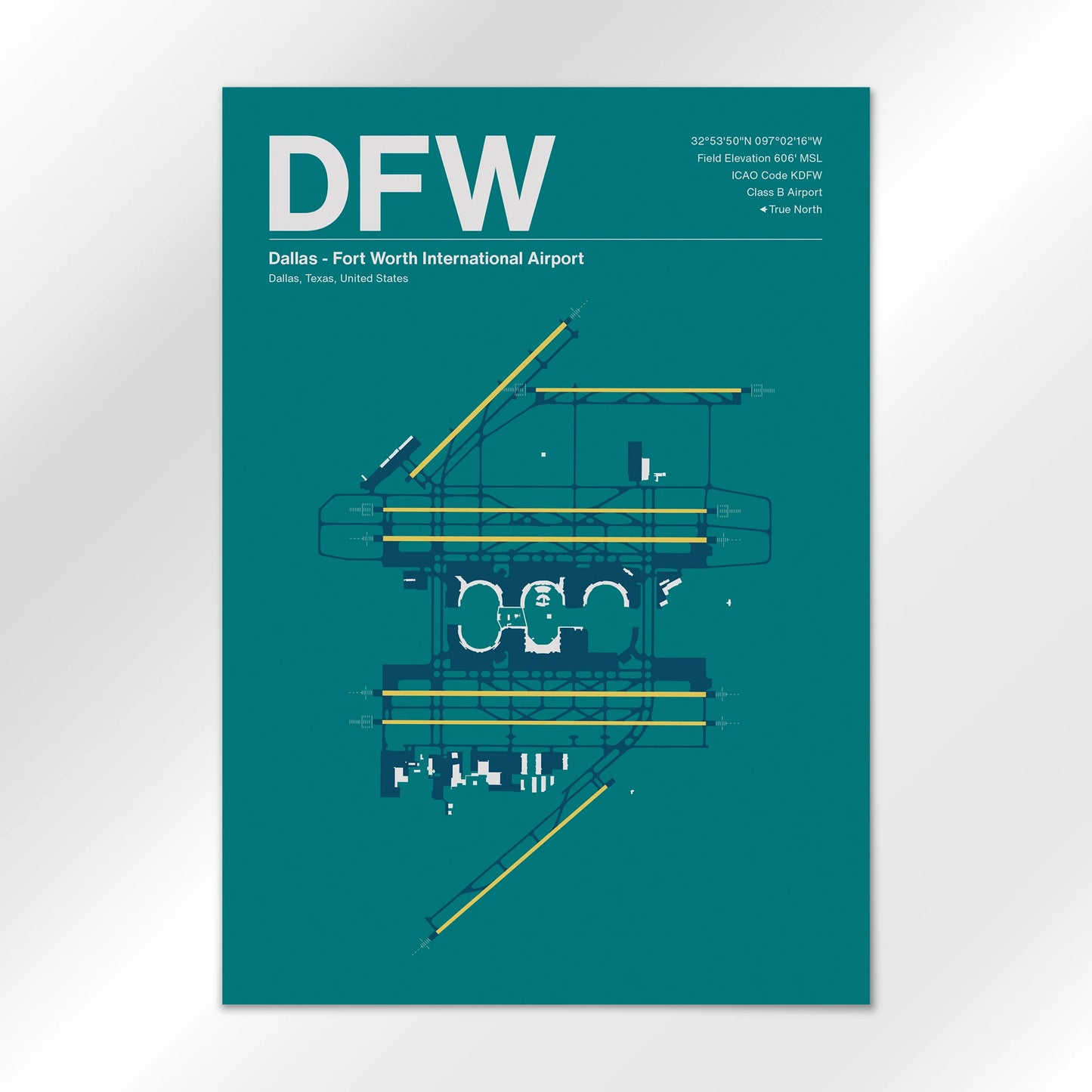 DFW | Dallas - Mid - Century Moss - A1 - No Frame