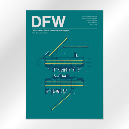 DFW | Dallas - Mid - Century Moss - A2 - No Frame