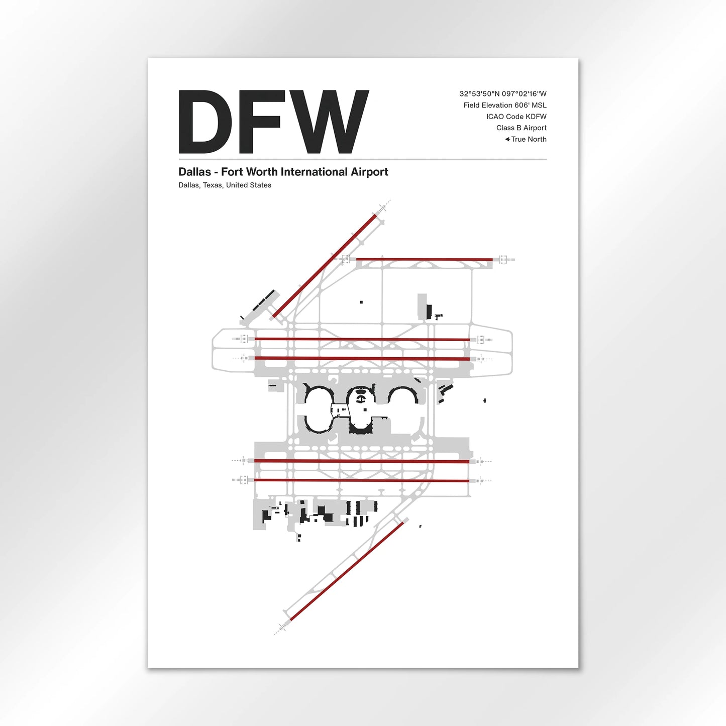 DFW | Dallas - Mid - Century Modern - A2 - No Frame