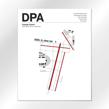 DPA | West Chicago - Mid - Century Modern - 16×20" - No Frame