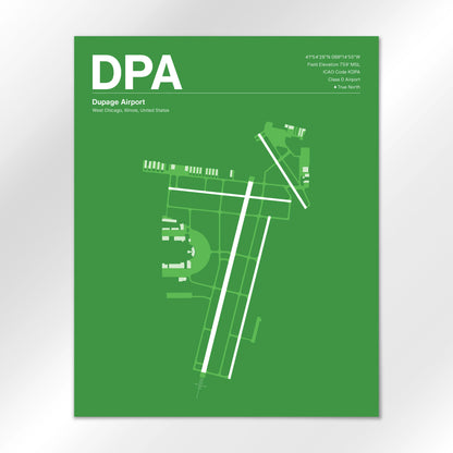 DPA | West Chicago - Overland Green - 16×20" - No Frame