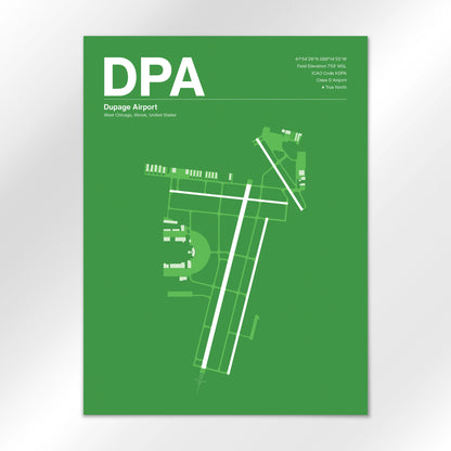 DPA | West Chicago - Overland Green - 18×24" - No Frame