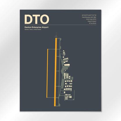 DTO Airport Diagram