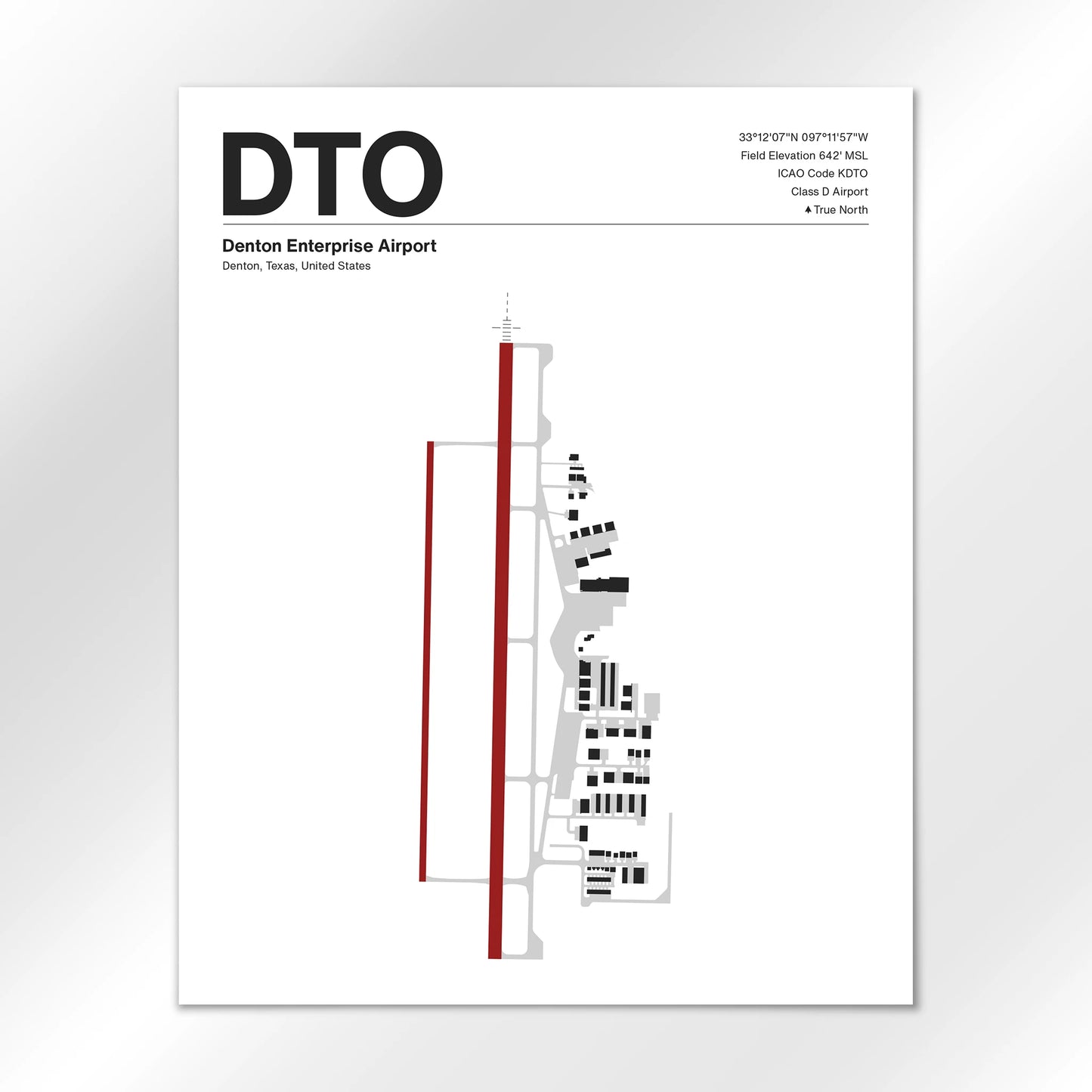 DTO Airport Diagram