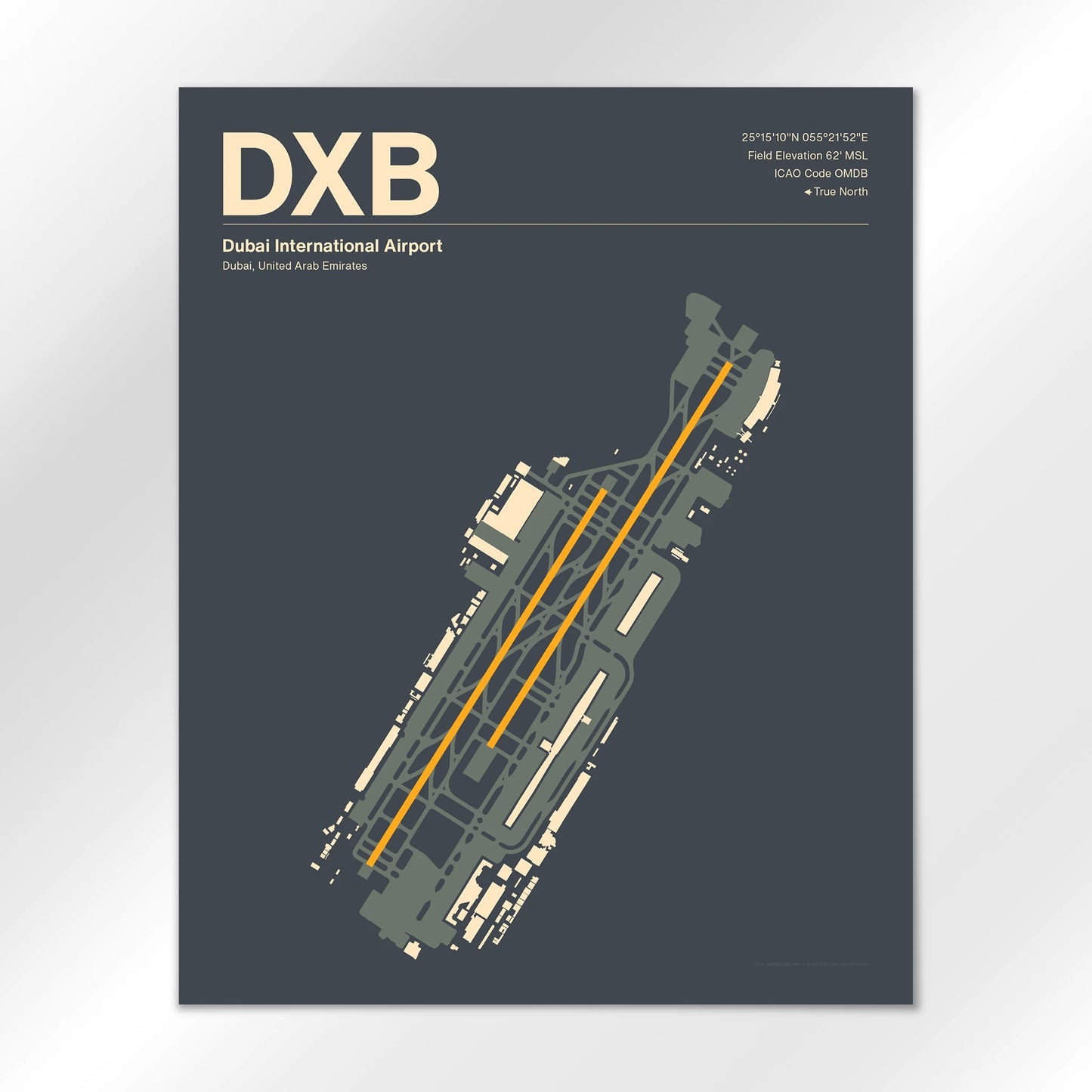 DXB Airport Diagram