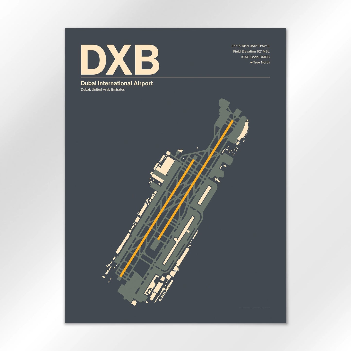 DXB Airport Diagram