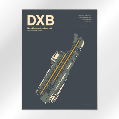 DXB Airport Diagram