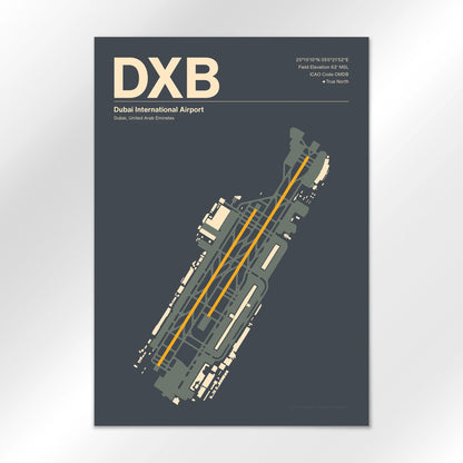 DXB Airport Diagram