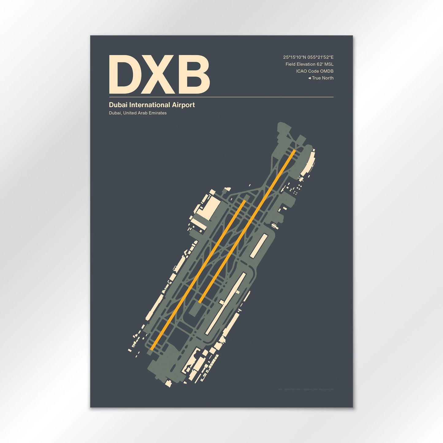 DXB Airport Diagram