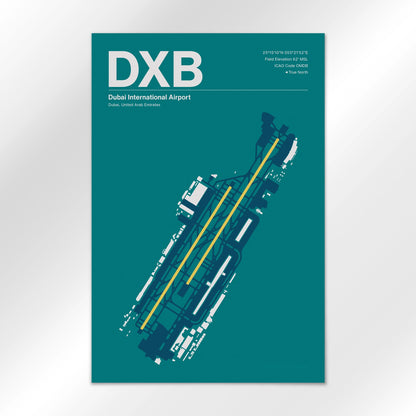 DXB Airport Diagram