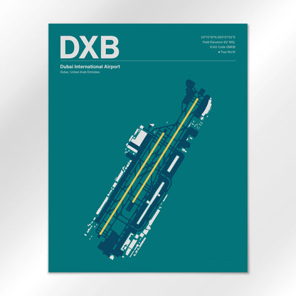 DXB Airport Diagram