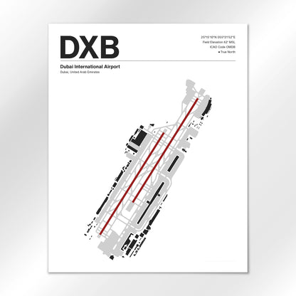 DXB Airport Diagram