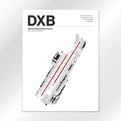 DXB Airport Diagram