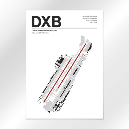 DXB Airport Diagram