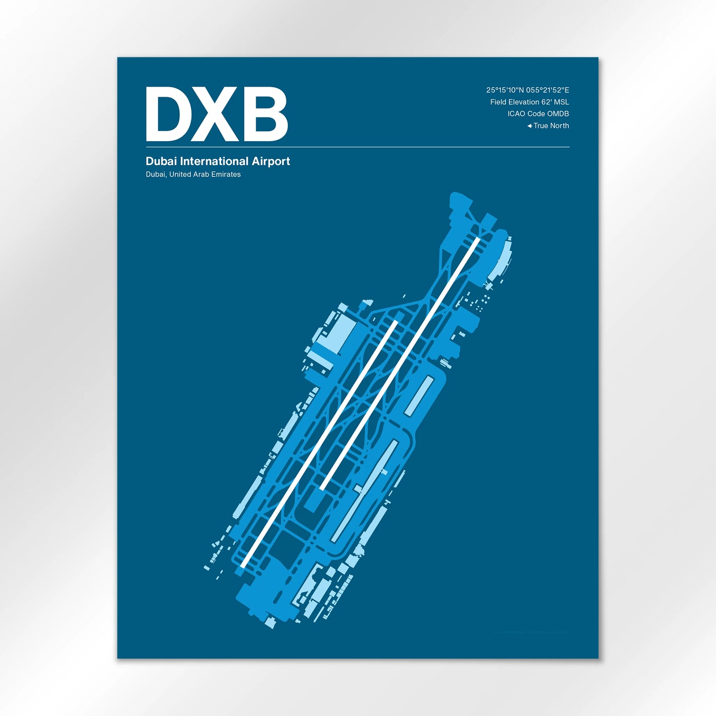 DXB Airport Diagram