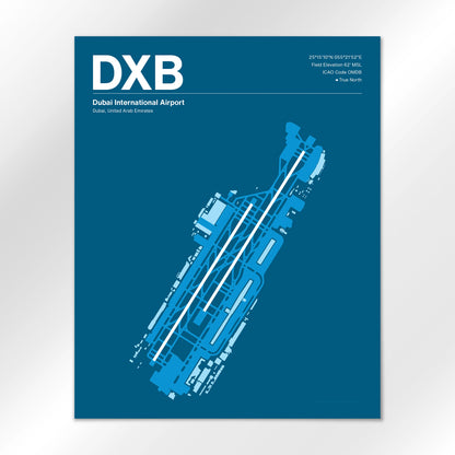 DXB Airport Diagram