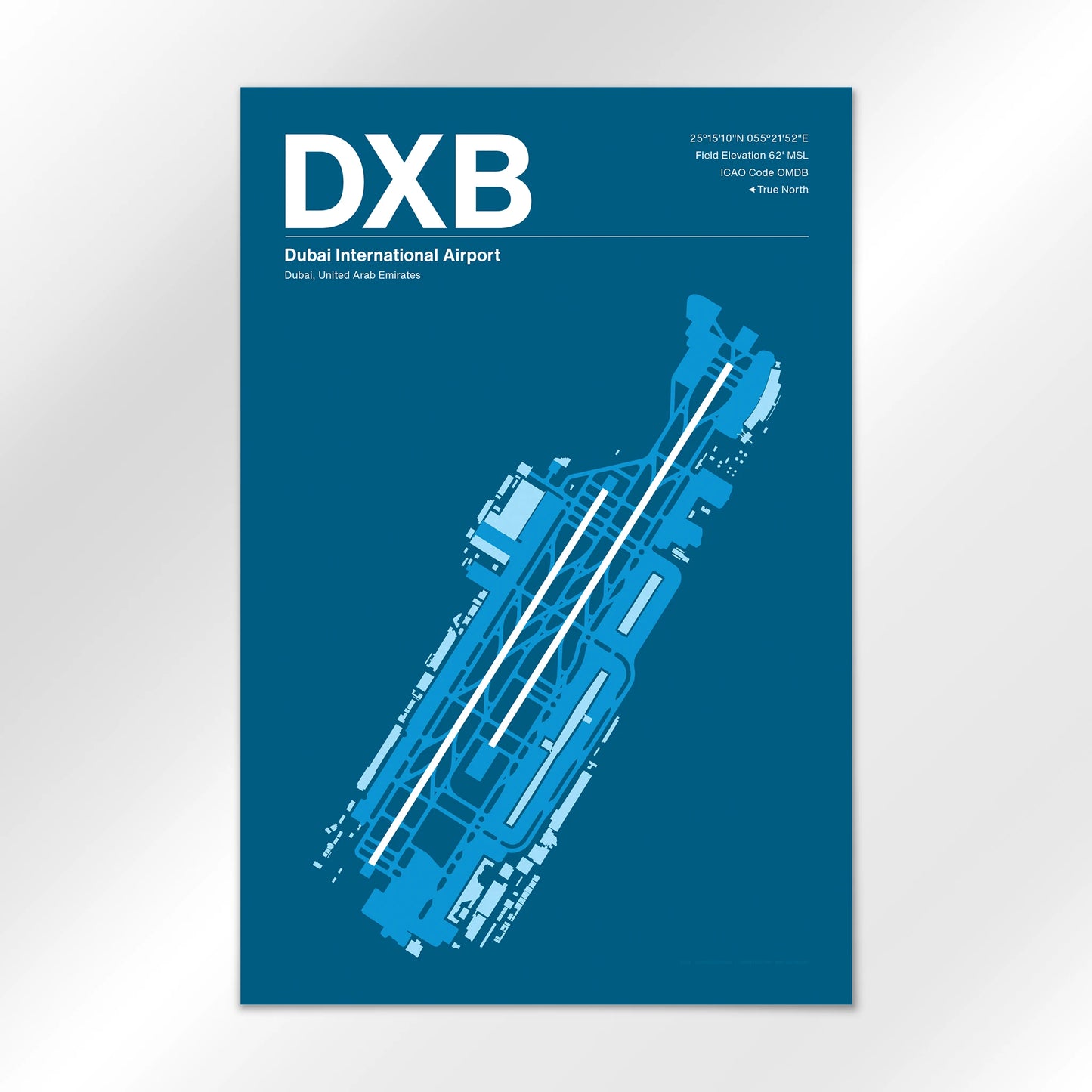 DXB Airport Diagram