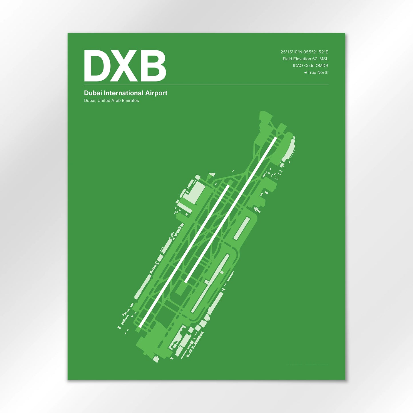 DXB Airport Diagram