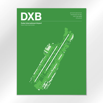 DXB Airport Diagram