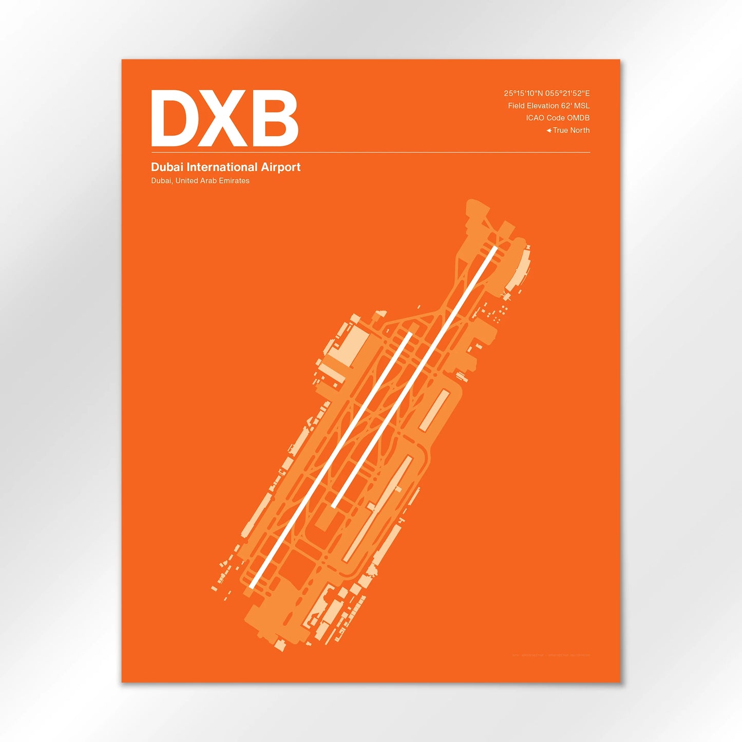 DXB Airport Diagram