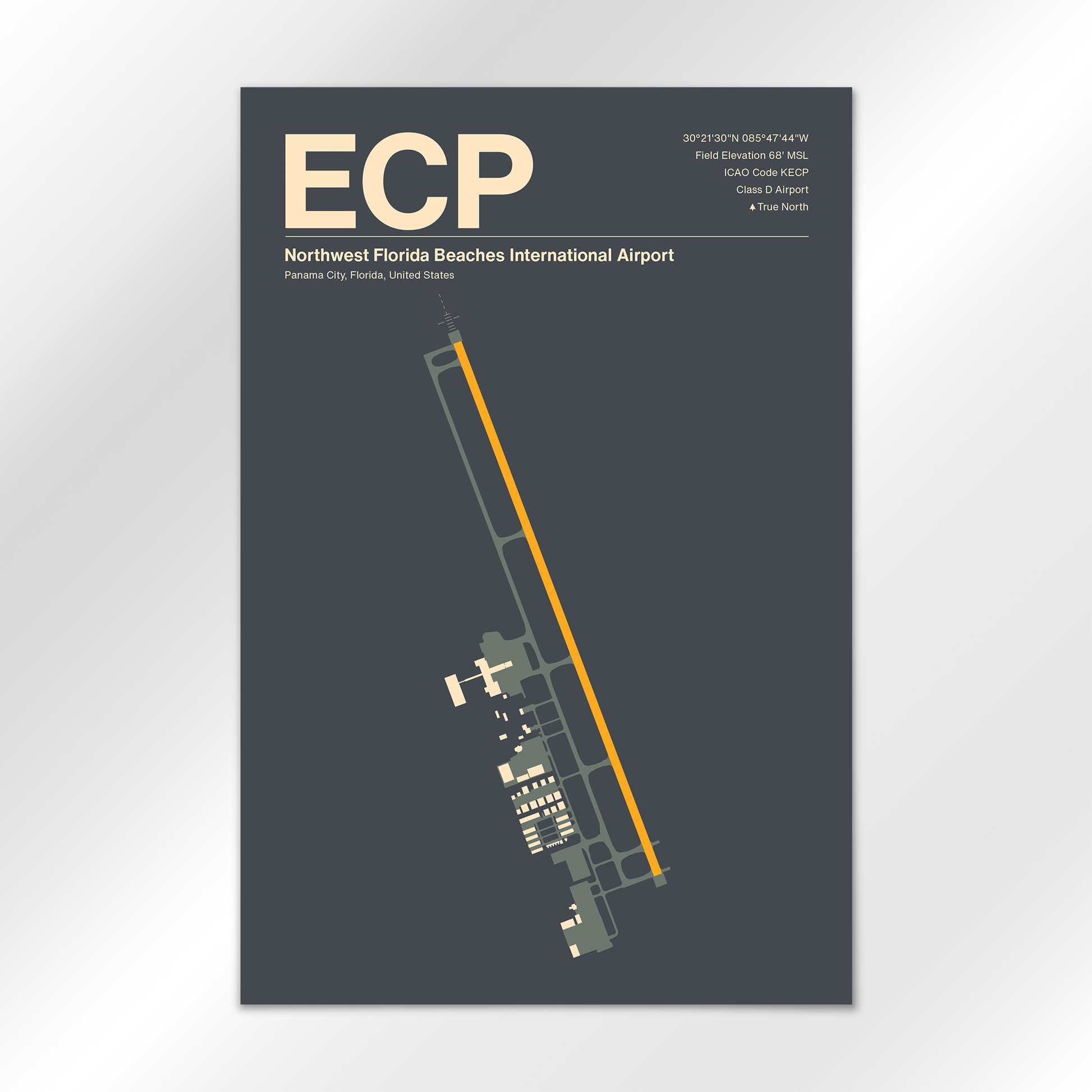 ECP Airport Diagram