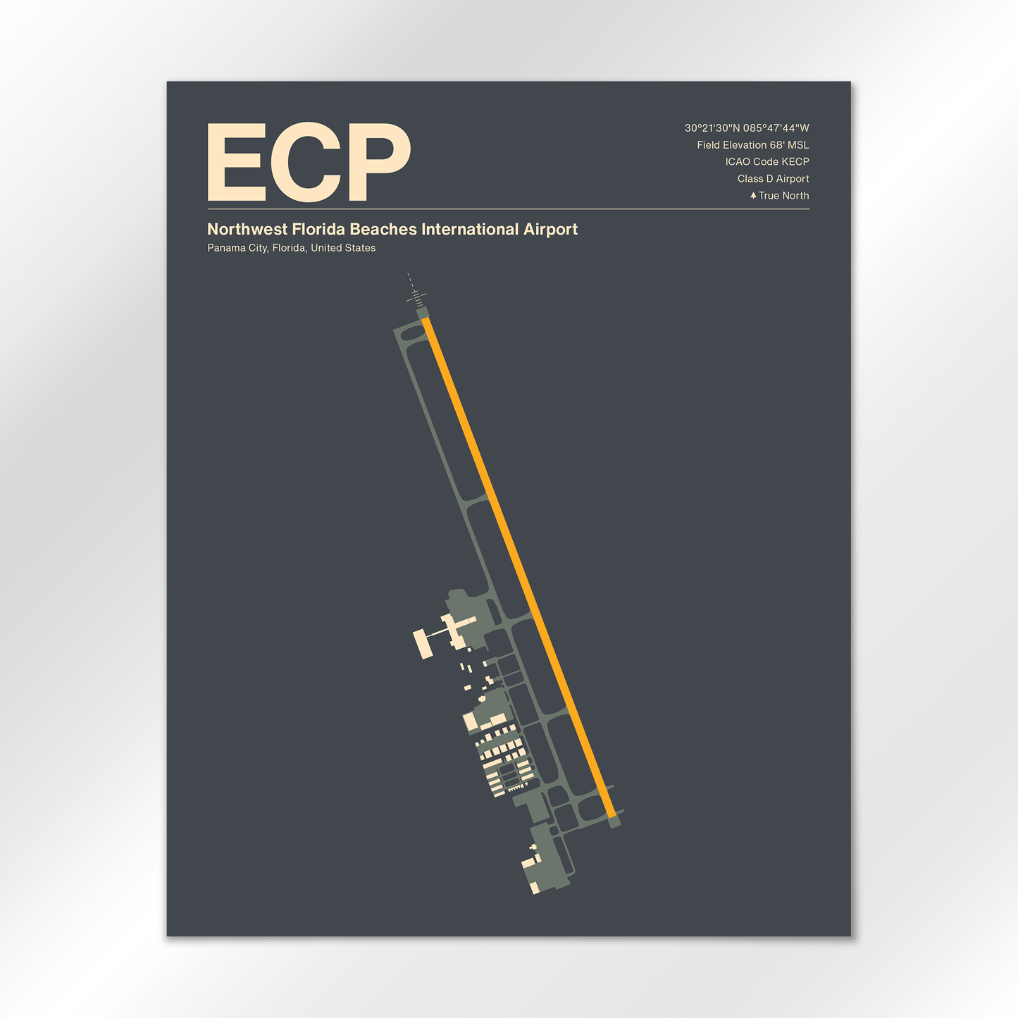 ECP Airport Diagram