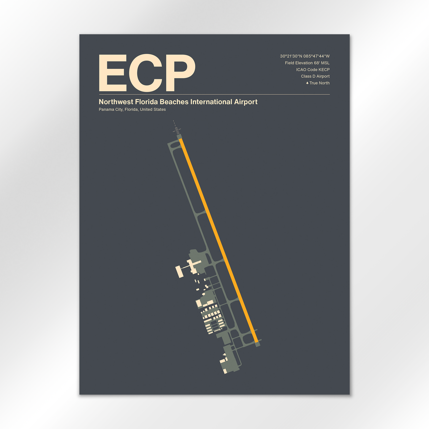 ECP Airport Diagram