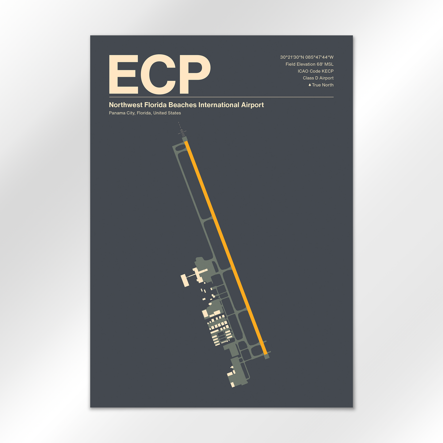 ECP Airport Diagram