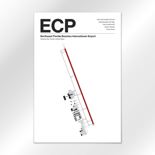 ECP | Panama City - Mid - Century Modern - 12×18" - No Frame