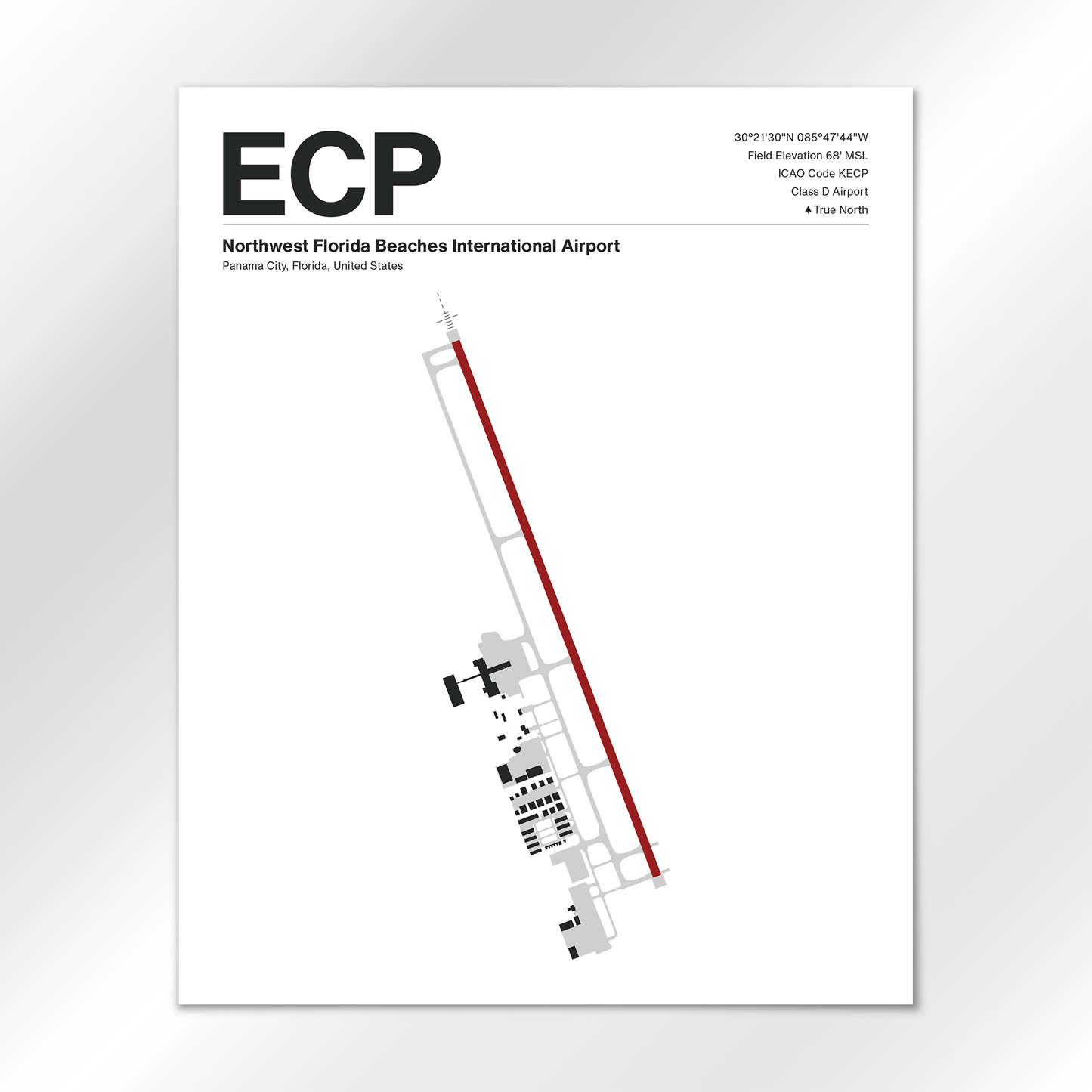 ECP Airport Diagram