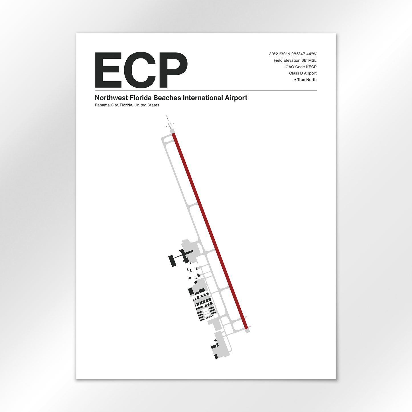 ECP Airport Diagram